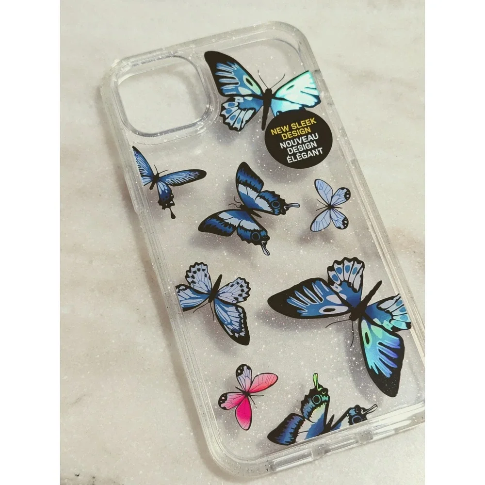 T3. OtterBox Symmetry Case For Apple iPhone 14 Plus In Y2K‎ Butterfly/Stardust